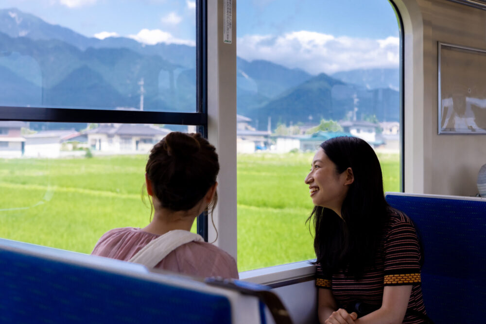 JR大糸線に乗って南小谷駅まで列車旅を満喫