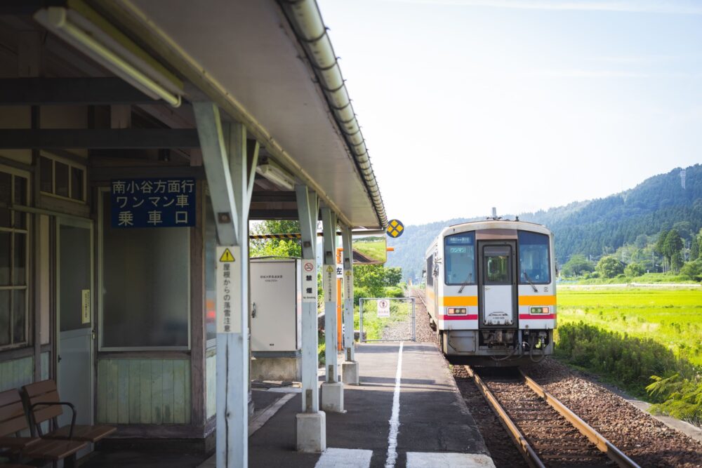 JR南小谷駅から 大糸線乗車　